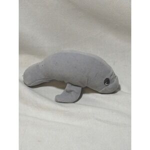 Vintage 1998 Galoob Pound Puppies Grey Manatee Plush Sea Cow Toy 6 inch